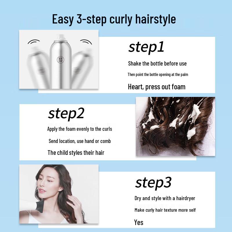 M'AYCREATE Elastic Curl Foam Hair Wax