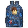Roblox Pattern Kids School Backpack With Large Capacity And Durable Nylon Material