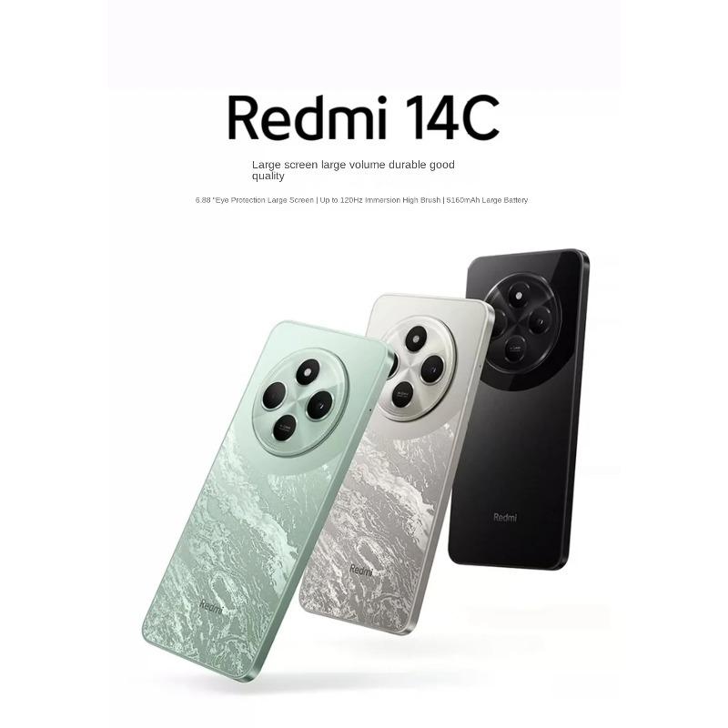 Xiaomi Redmi 14C 8+256G 4G Globale Version Immersion 6.88'' 120Hz Display 50MP KI Dual-Kamera Massiver 5160mAh Akku 18W Schnellladung