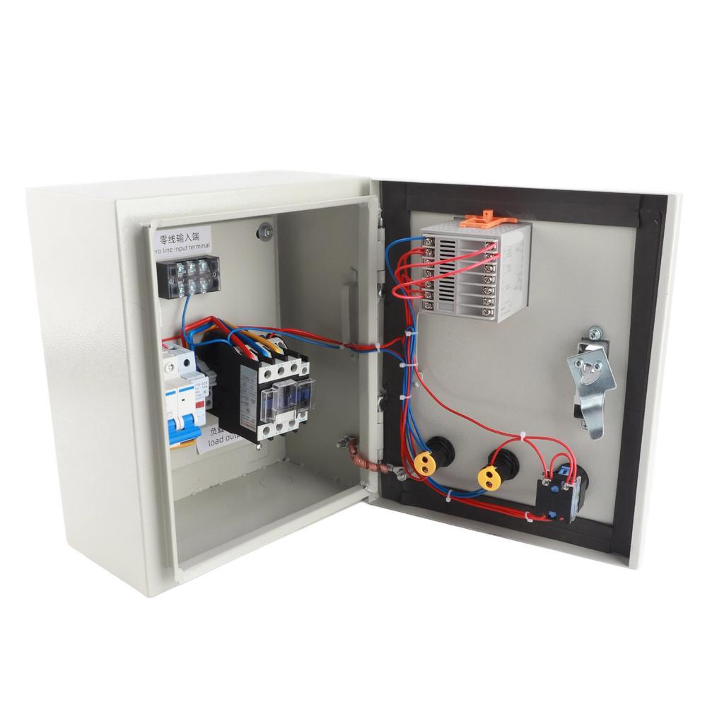 PID Temperature Controller 3 Phase 15KW Intelligent Thermostat Temp Control Box with M6 K Type 2M