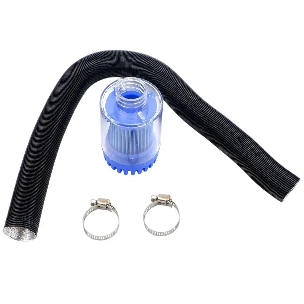 25mm Air Diesel Heater Intake Filter + Intake Duct Ducting Pipe + 2x Clips For Diesel Heater Replacement Accessories