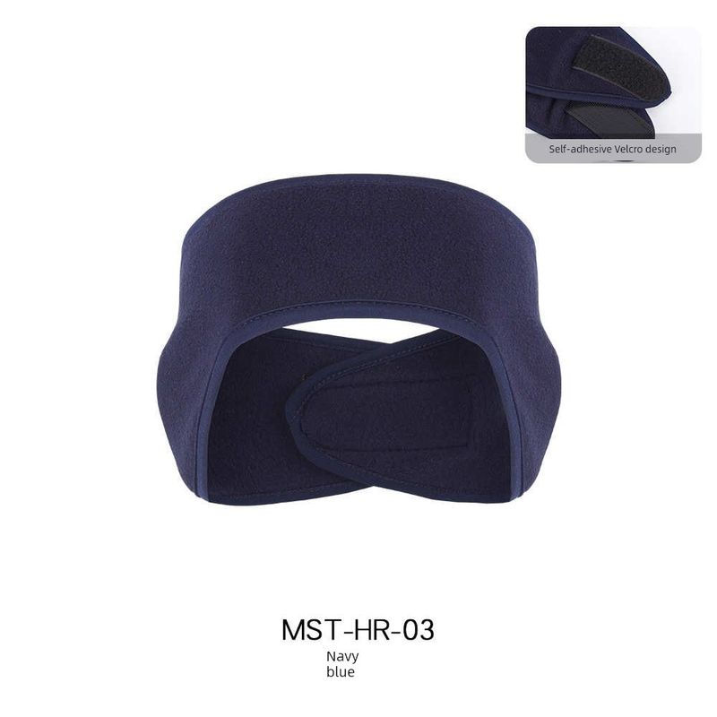 

Ma Xun Adjustable Outdoor Hair Band Magic Head Velvet. Velvet Grain Knot Scratching Band East Asia Cycling Shake Earflaps Warm Running MST-HR-03 navy blue All yards