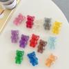 Transparent Bear Mobile Phone Airbag Bracket Gold Foil Back Sticker Creative Desktop Bracket Stable
