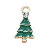 Christmas Enamel Charms for Jewelry Making, Mini Christmas Tree Pendants Charm for DIY Necklace Bracelet Earrings Making