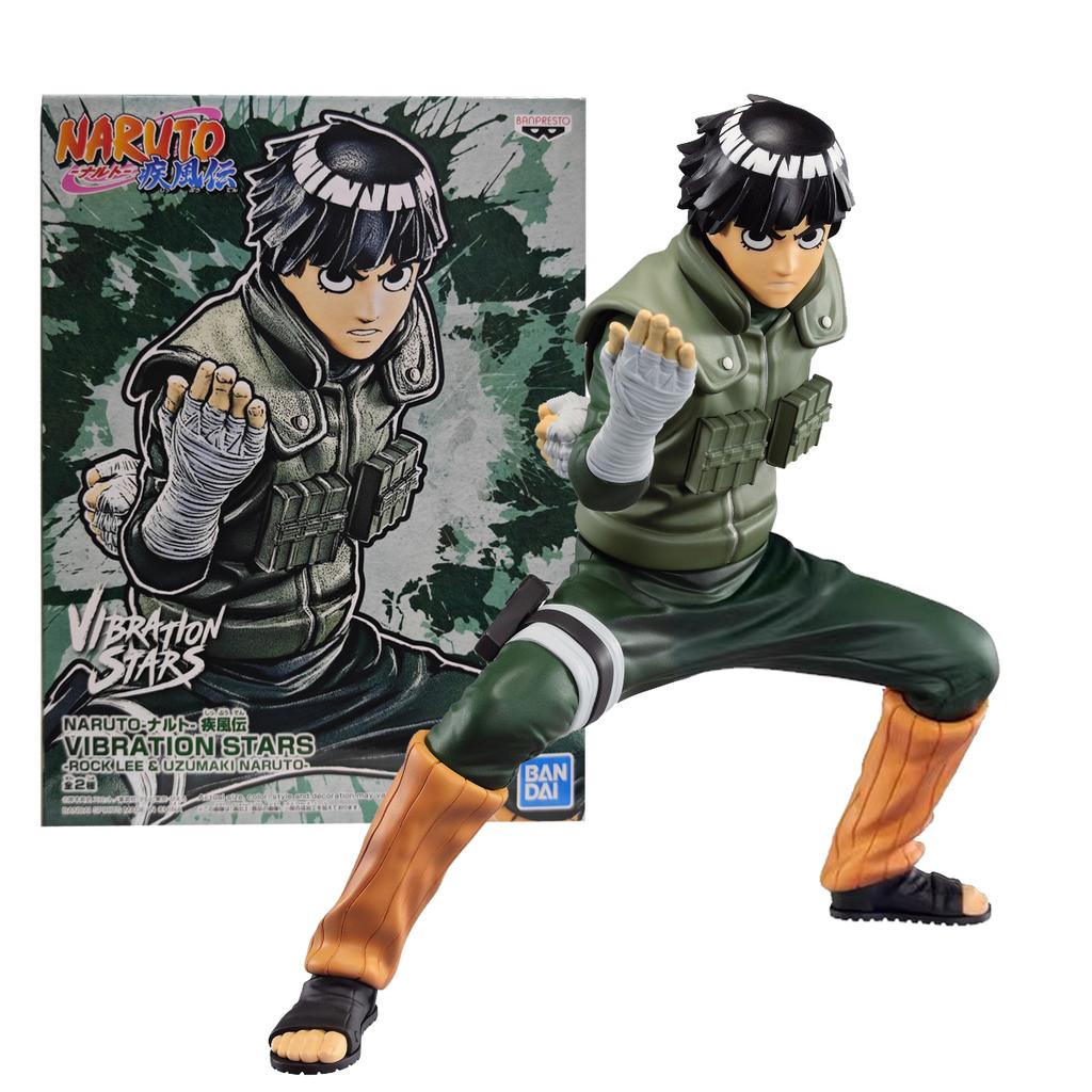 15CM Anime Naruto: Shippūden Rock Lee Naruto Posture de Combat Modèle Jouet Cadeau Figurine d'Action Célèbres Scènes de Combat