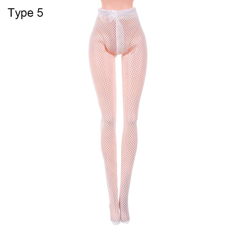 1/6 Dolls Accessories Girl Gift Bottoms Socks Elastic leggings Doll Silk Stockings Toys Panty hose Mini Fishnet Tights