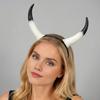 Accesorio para el Cabello con Cuernos Desmontables, Diadema de Cabeza de Carnero para Halloween, Tocado de Diablo para Peinado Gótico, Fiesta de Carnaval, Accesorio de Cosplay para Festival,