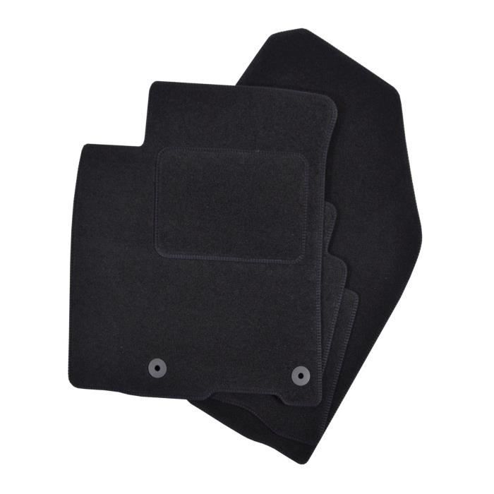 Tapis de sol - Hyundai - Ioniq - Velours noir - Ajustement précis - Renforcé pédale