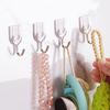 12Pcs Self Adhesive Bathroom Kitchen Stick On Wall Door Towel Holder Hook Hanger