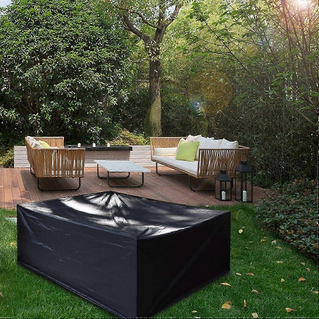 Protective Garden Furniture Cover - Waterproof Rectangular Garden Furniture Cover - for Table Furniture (200x160x70cm/ 63x70.8x27.5 in)