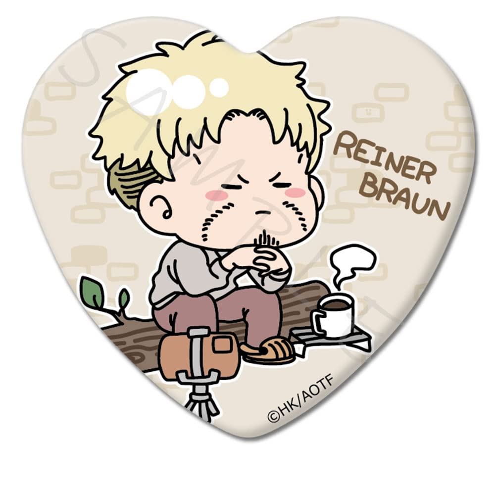 

SYNC INNOVATION on Titan The Final Mocho E Liner 8th Edition Can Badge Attack Season Heart-Shaped