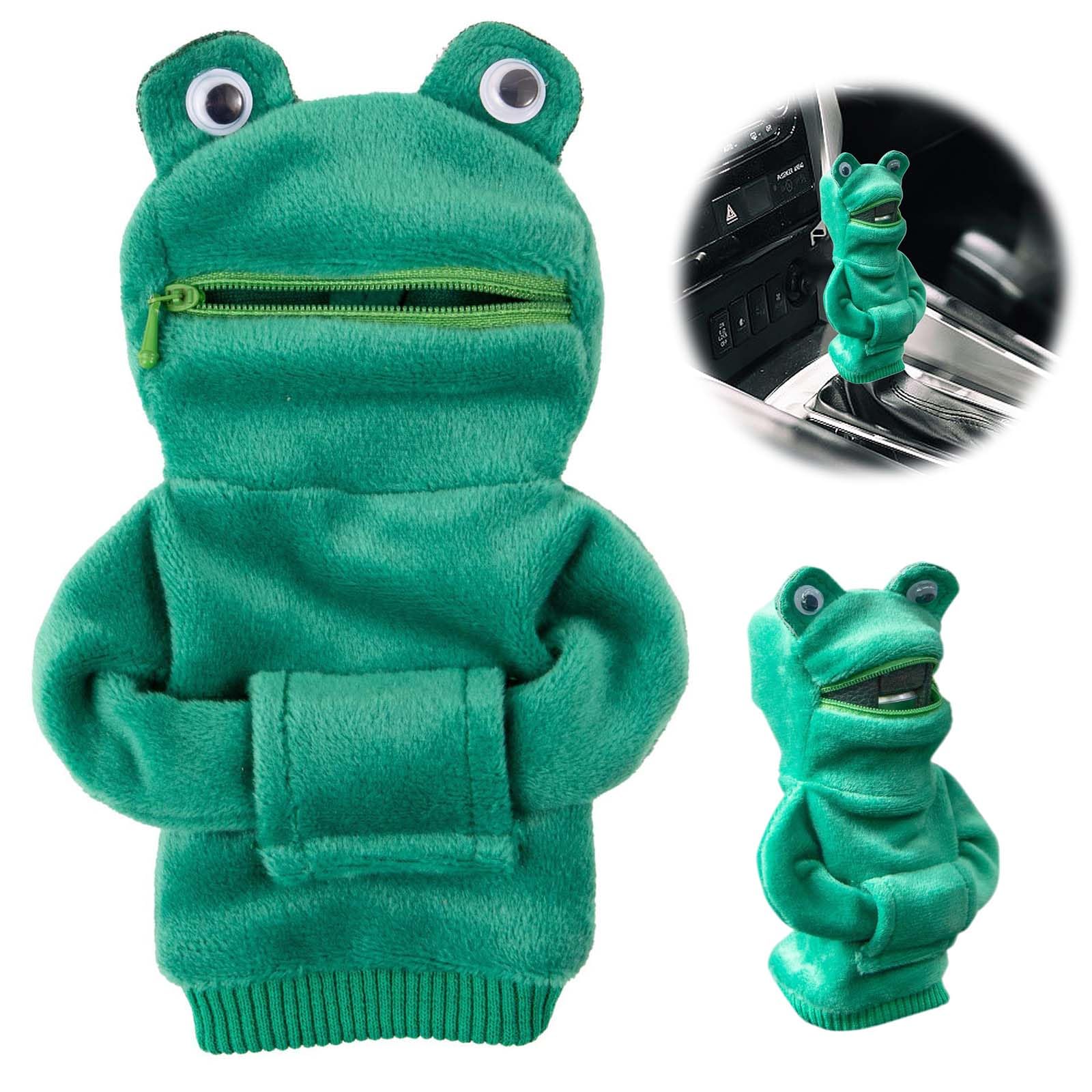 

Худи с набалдашником рычага переключения передач PAVIKE Худи рычага переключения передач Защитный чехол рычага переключения передач автомобиля Автоматическая коробка передач зелёный