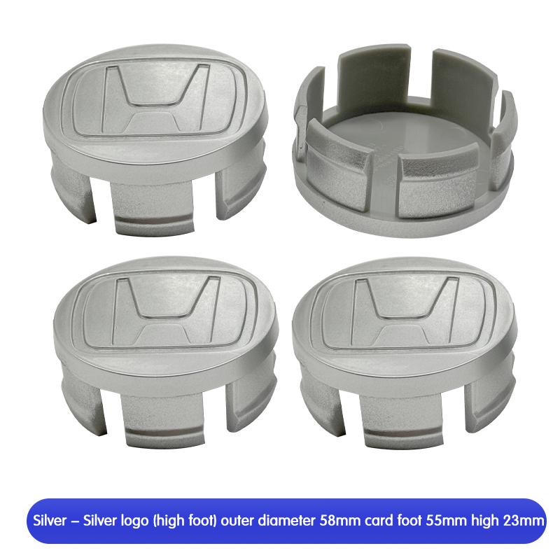 

4pcs 58/62/69mm Wheel Center Cap Logo Hub Cover Badge Emblem For Honda Civic City Accord Odyssey Spirior CRV Hrv Jazz CBR HR-V