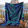 Warme Flanelldecke Avatar-Muster, Leichte, bequeme Überwurfdecke für Bett und Sofa