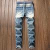 2024 Nuovi Jeans Larghi Nostalgici Moda Lavati Gioventù High Street Piercing Trendy Marca Pantaloni Denim