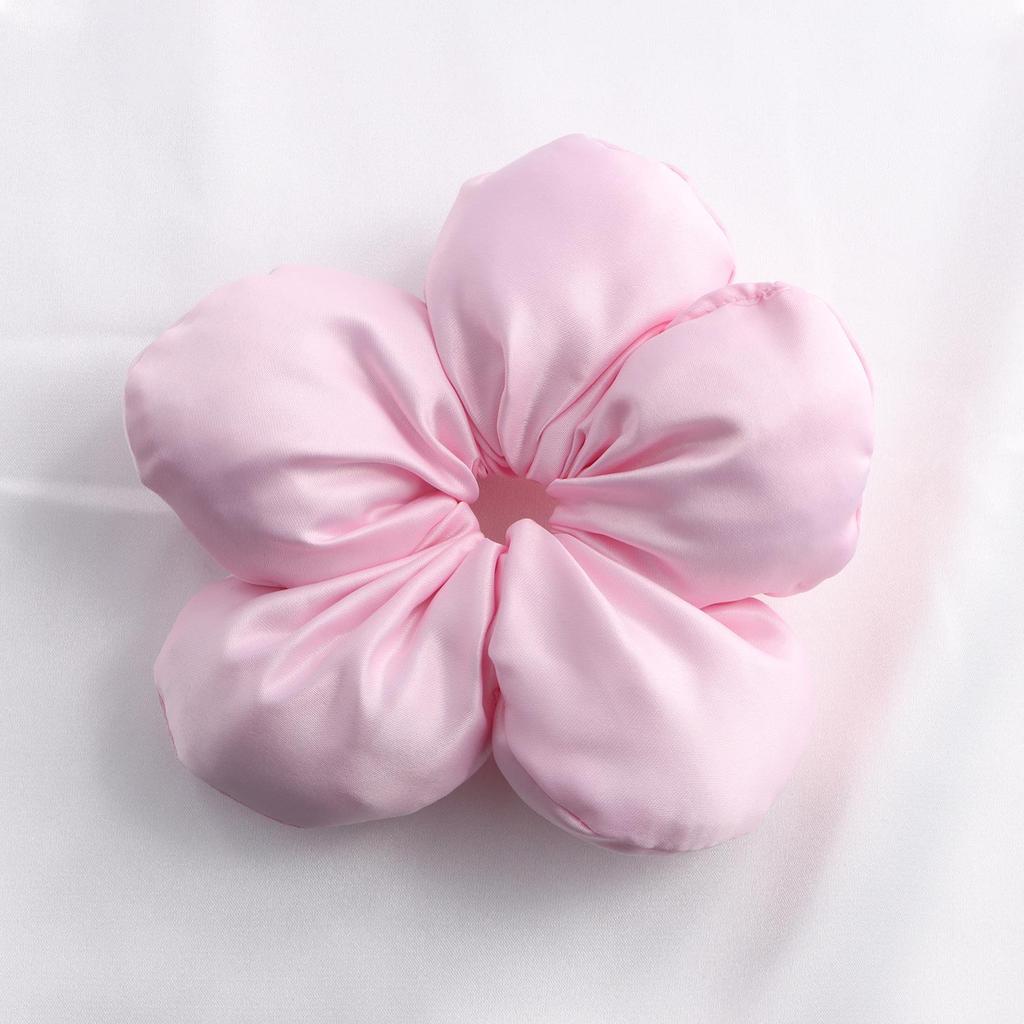 Chouchous à Fleurs Coréens Créatifs Exagérés Coiffe Femme Fille Design Tendance Élastiques à Cheveux Accessoires de Cheveux Doux