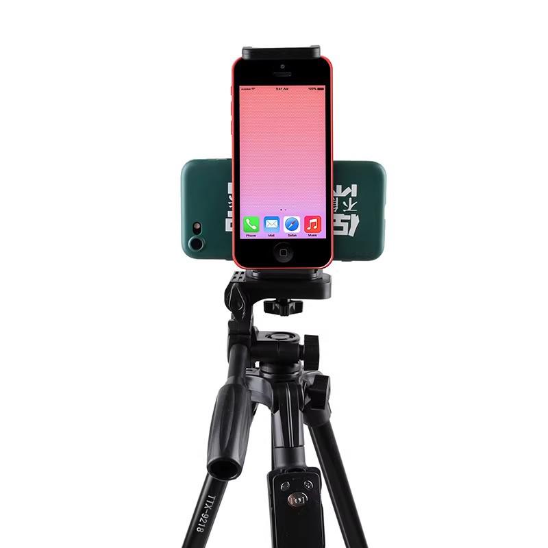 Doppelclip für Handys & Tablets - Selfie-Stick, Stativ & Ständer zum Binge-Watching & Live-Streaming