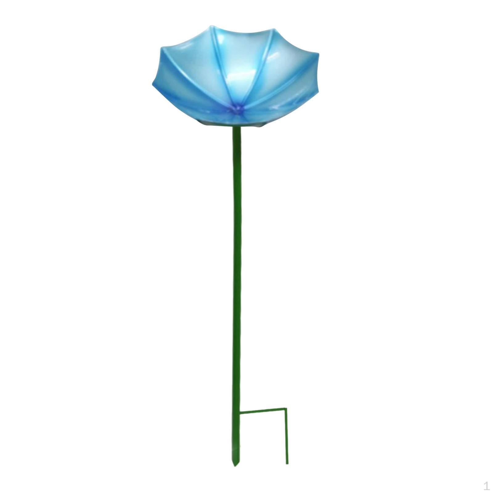 

Bee Feeder Stake with Bird Bath And Water Bowl for Garden синій