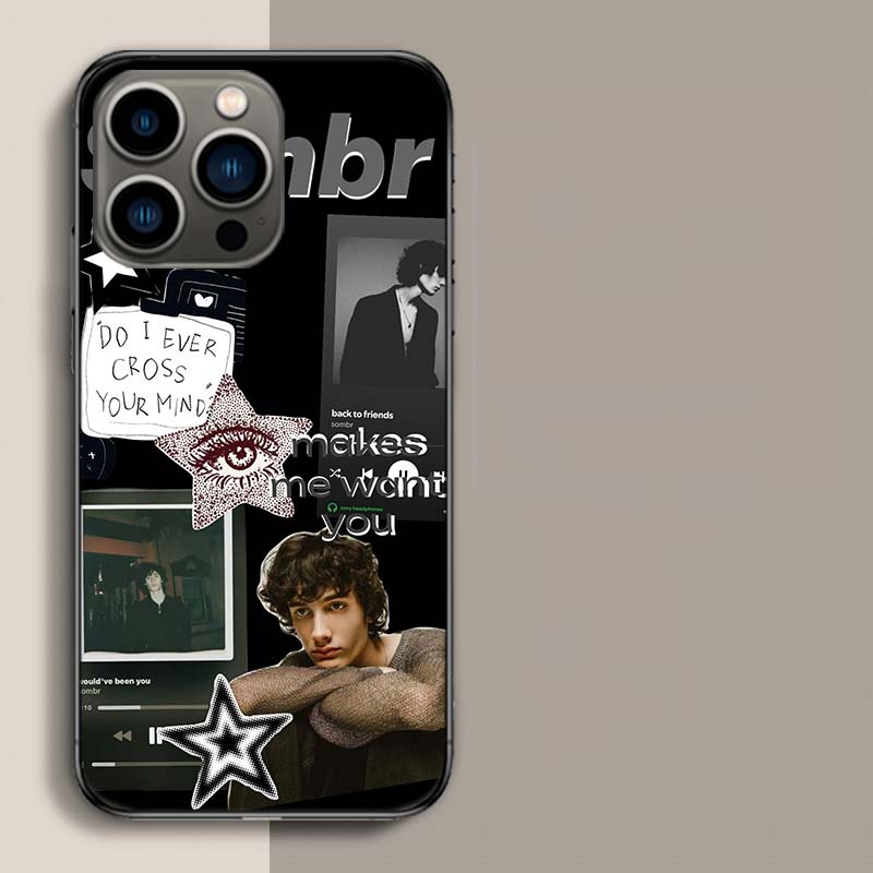 Singer S-Sombr Phone Case For Iphone 17 Air 15 Pro 14 Plus 16 Pro Max 12 13 Mini 11 16E X XS Cover Cute Fundas