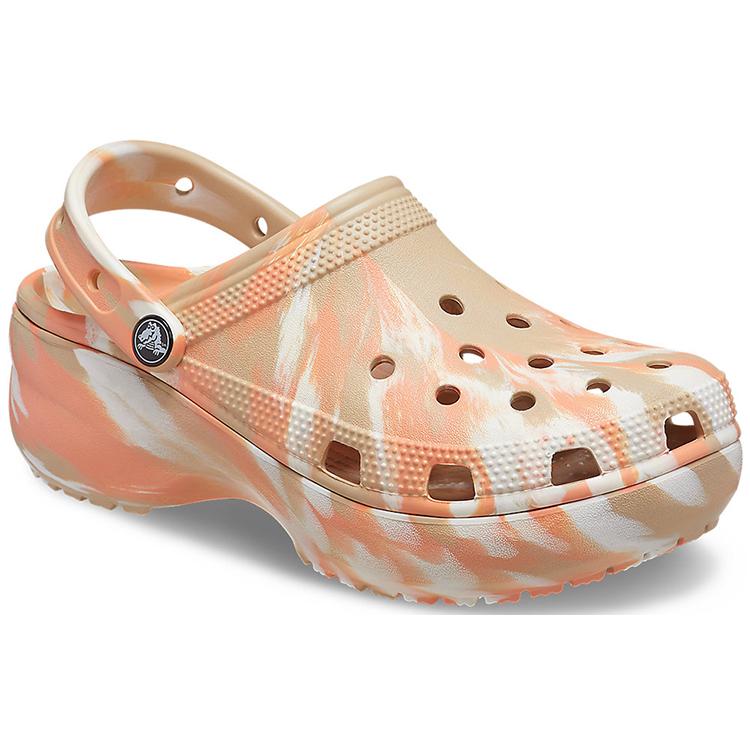 Crocs Classic Platformmarbled Clog Women's 207176-2ZM