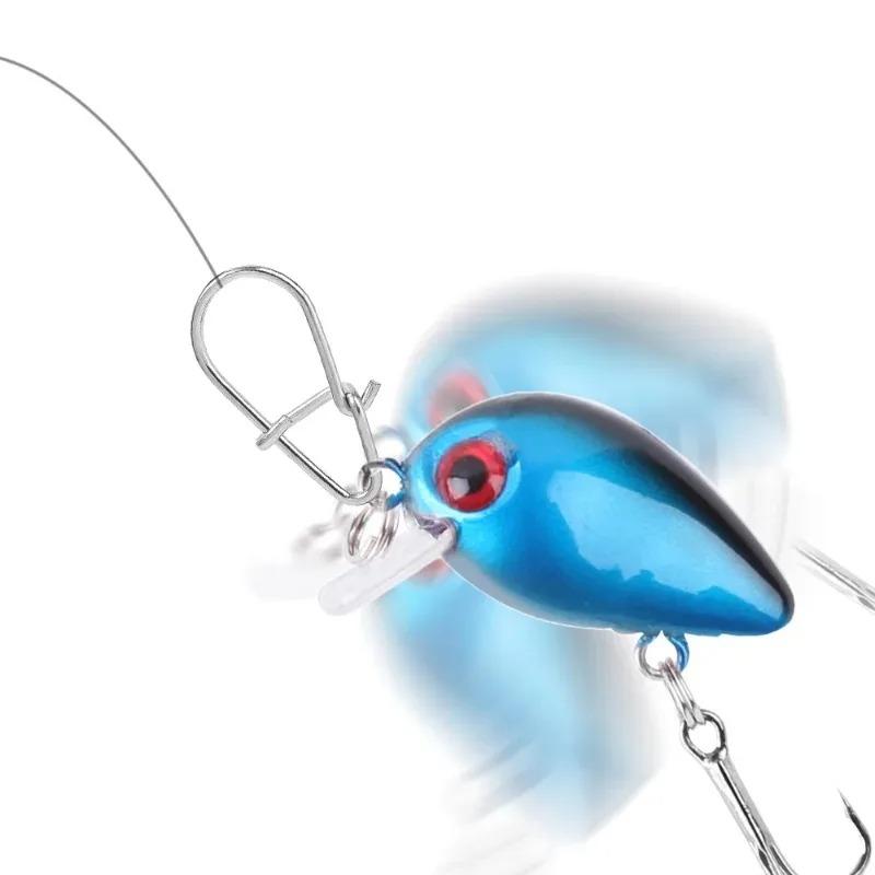 100 buc/set Dovleac Oțel Inoxidabil Pescuit Agrafă Suspendată Oval Inele Split Conector Blocare Rapidă Agrafă Baril de Înaltă Calitate Echipament