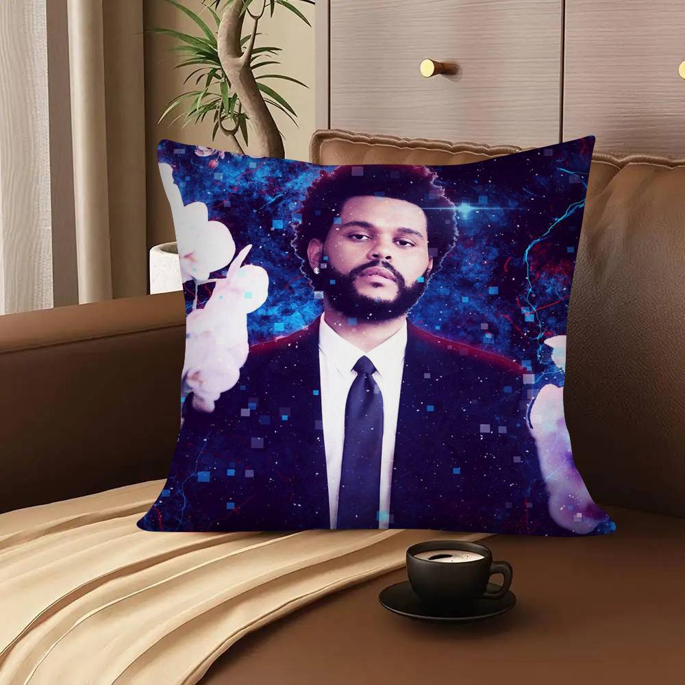 

The Weeknd Pillow Case Square Pillow Bedroom Sofa Leisure Comfort Cushion Car Living Room Home Decoration 16x16Inch