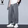 PLAYBOY Men's Loose Fit Ice Silk Tapered Jeans