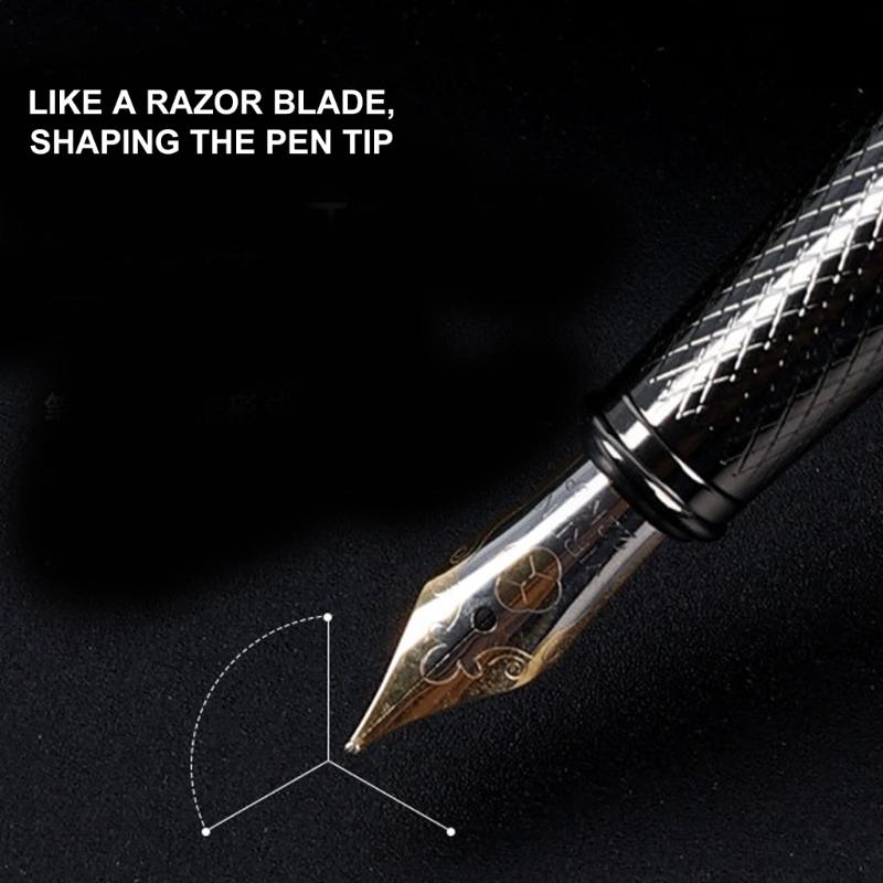 Refillable Metal Executive Pen 0.5mm Medium Point Fountain Pen Great For Office Business Writing And Document Signing