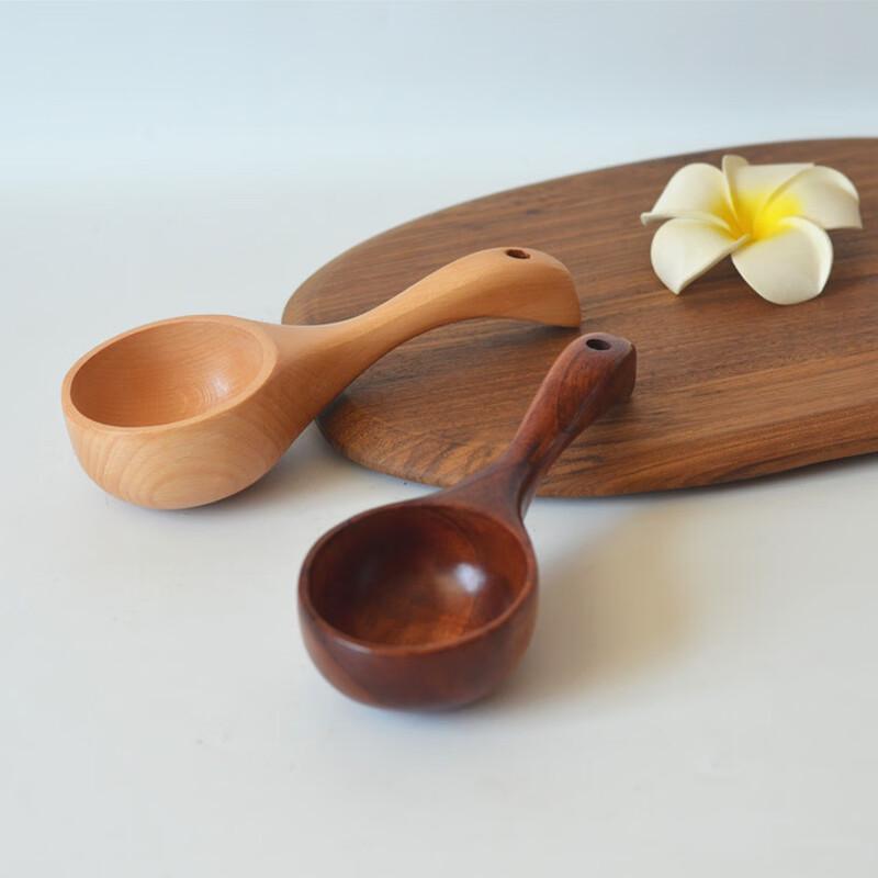 Japanese Style Wooden Rice & Porridge Serving Scoop