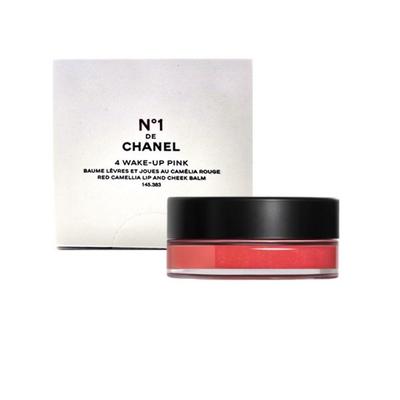 N1 DE CHANEL Red Camellia Lippen- und Wangenbalsam / Einkaufstasche / Original aus dem Kaufhaus / Koreanisches Label, 4 Wake Up Pink, 1 Stück, 6,5 g