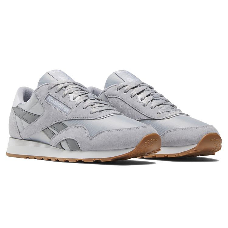 Reebok Classic Nylon Comfortable Versatile Support Low-Top Running Shoes Unisex sneaker Gray 100074325