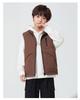 Warme Baumwollweste mit mehreren Taschen für Kinder für Outdoor-Sportarten - Herbst-/Winterstil für Jungen & Mädchen