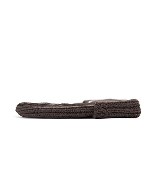 Waildeubeuligseu Military Knit Watch Cap (Brown)
