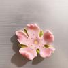 3D Cherry Blossom Refrigerator Magnet Resin Pink Flower Decorative Fridge Magnet Memo Notes Photo Holder for Home Kitchen Office