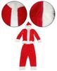 Santa Claus Costume Deluxe Thick Adult Santa Christmas Long Party Santa Suit [NOKIJP] 11-Piece Set, Fabric, Size, Cosplay, Outfit, Reindeer, Men's,