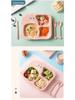Creative Cartoon Baby Plate & Bowl Set - One-Piece Divided Tableware for Infant Learning To Eat