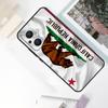 California Flag Case For OPPO Reno 8 7 6 5 4 Lite 10 Pro 11F 4Z 5Z 8T OPPO Find X2 X3 X5 Lite X6 Pro Cover
