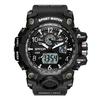 RORIOS Men's Digital Watch with Date Display, Quartz Movement, Luminous Display, Lightweight, Waterproof, Perfect for Work or Commuting, Stylish,