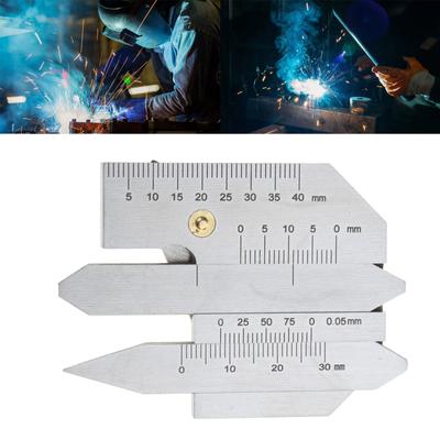 0-75 mm Schweißlehre, Schweißnahtlehre, Schweißmessschieber, Schweißinspektionslineal, metrisches Inspektionslineal, hohe Genauigkeit