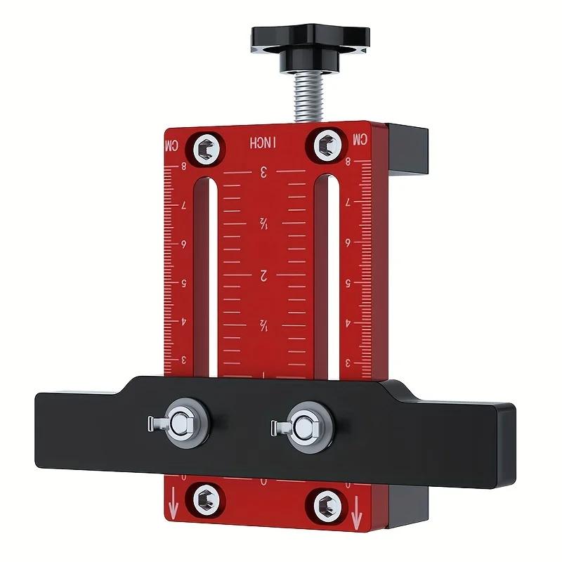

Cabinet Door Mounting Jig W/ Support Arm&Clamp,Aluminum Cabinet Door Positionner for Installing Cabinets W/ Face Frame/Frameless 1Pcs