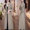 Fashionable Loose Trench Coat Autumn Trendy Slimming Versatile Mid Length Outerwear