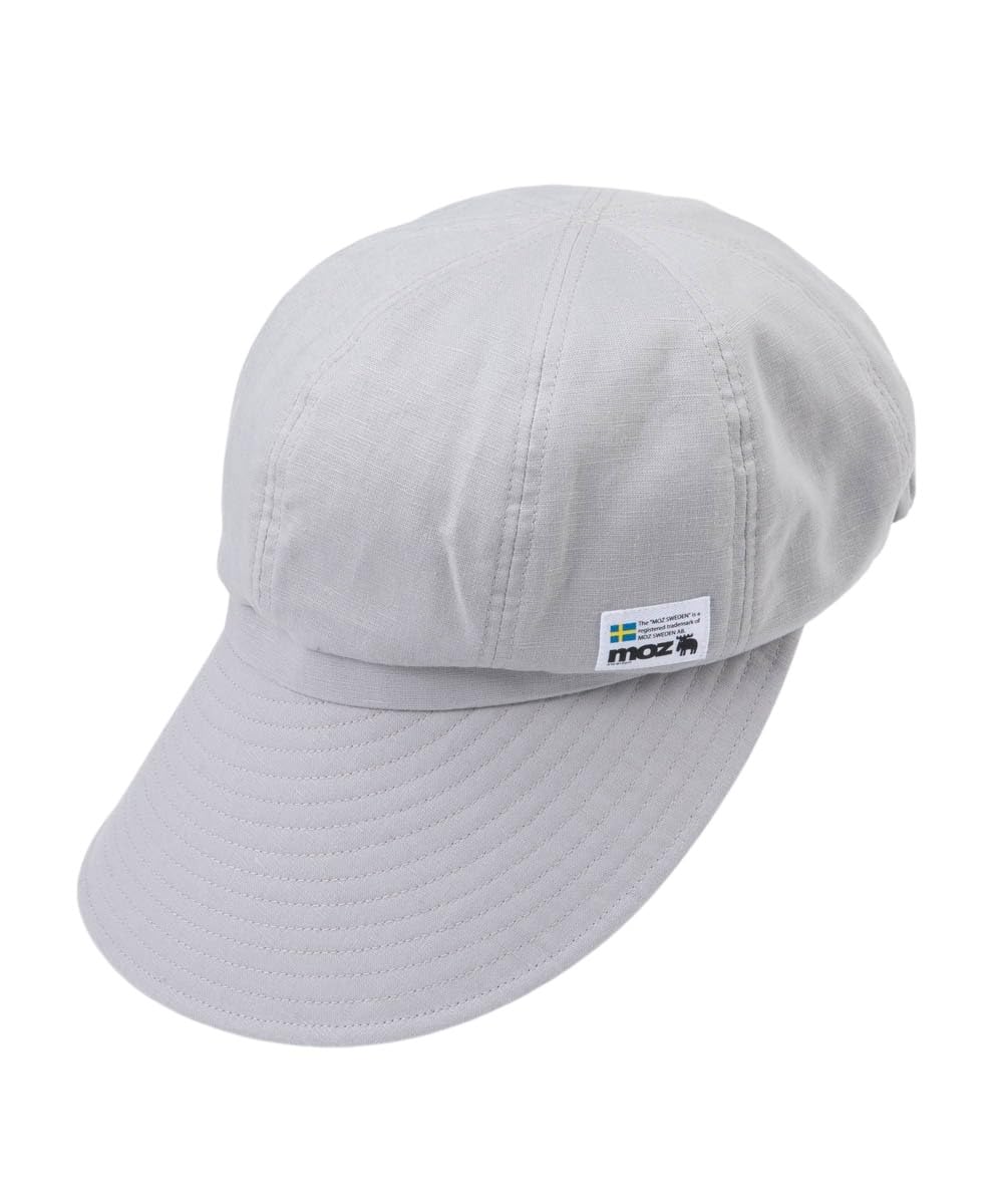 

moz Моющаяся Кепка Газетчика из Смеси Льна с Длинным Козырьком на выбор размеры Светло-серый L [Nissen] Женская (2 из)