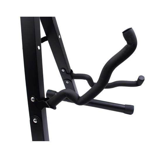 Guitar Stand Foldable Portable Stable Structure A-Frame Non-Slip Rubber And Foam Arm Scratch-resistant Stainless Acoustic Electric Guitar Ukulele