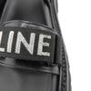 CELINE BULKY Leather and Fabric Sandals, Women's, Black, Size 38 1/2, RM1201 shoes 38 1/2 blackUsed
