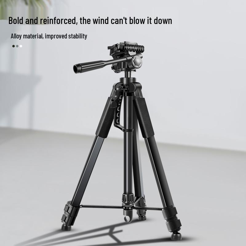 Universal Extendable Tripod with Light for Mobile Live Streaming & Online Classes