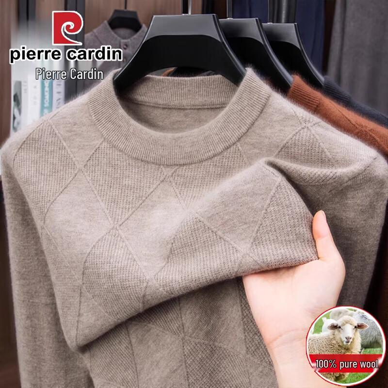 Pierre Cardin Men s 100% Pure Wool Round Neck Sweater M