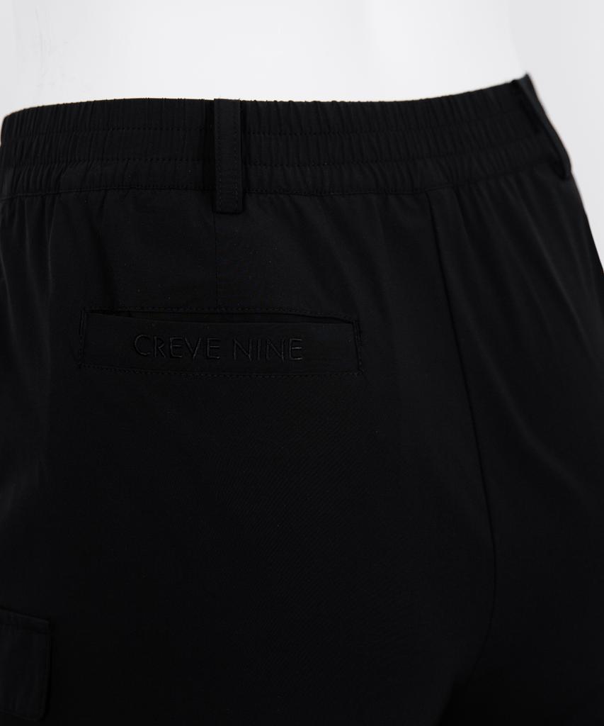 CREVE9 Multi-Pocket Point Anorak Shorts Bk