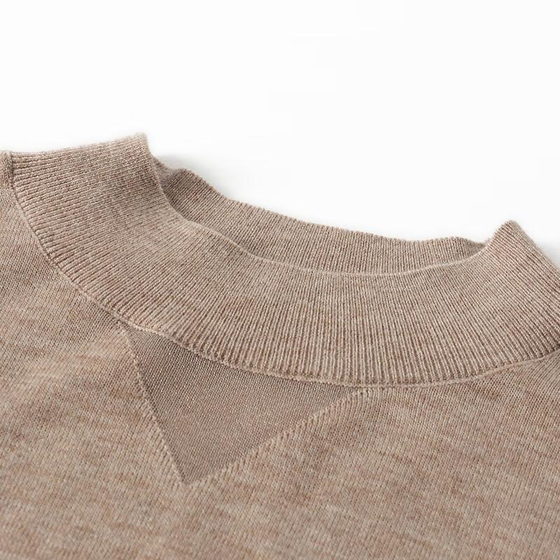 Hengyuanxiang Women's Mock Neck Knit Sweater