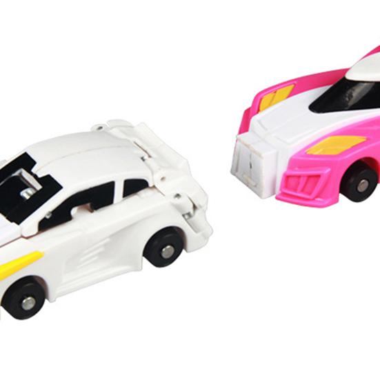 2Pcs/Set Transformable Flying Horse Car Toy Collision Deformation 2-In-1 Mini Vehicle Educational Transforming