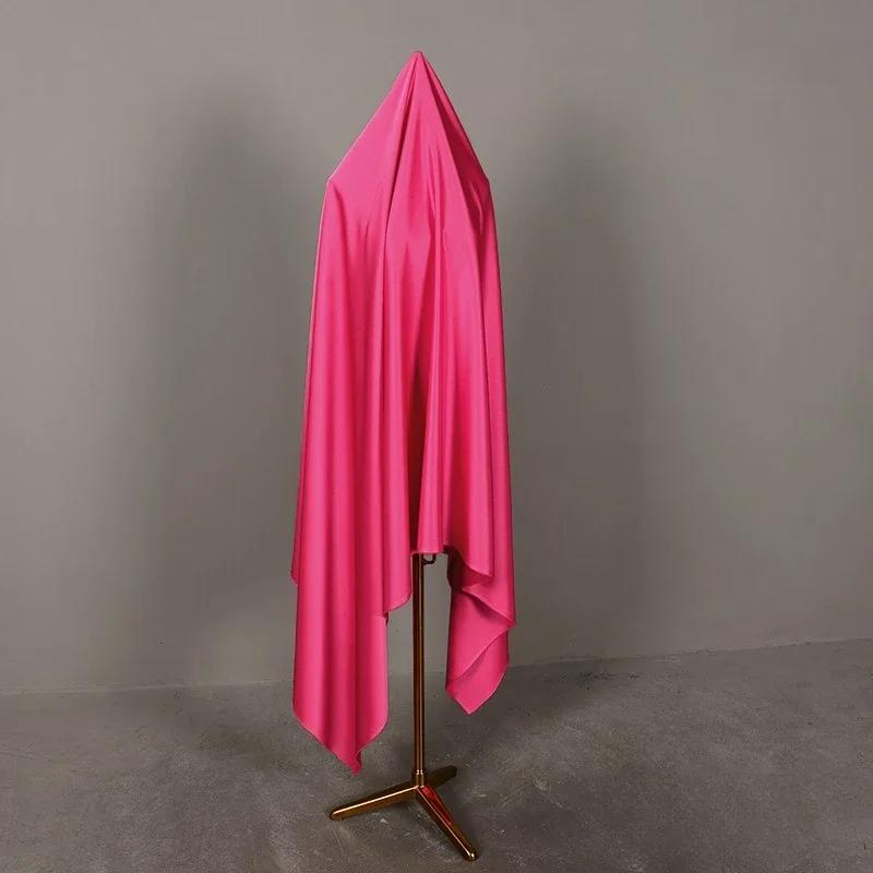 100x150cm Acetate Satin Fabric Double-sided Solid Color Glossy Smooth Skirt Strap Imitation Silk Cloth Apparel for Diy Sewing